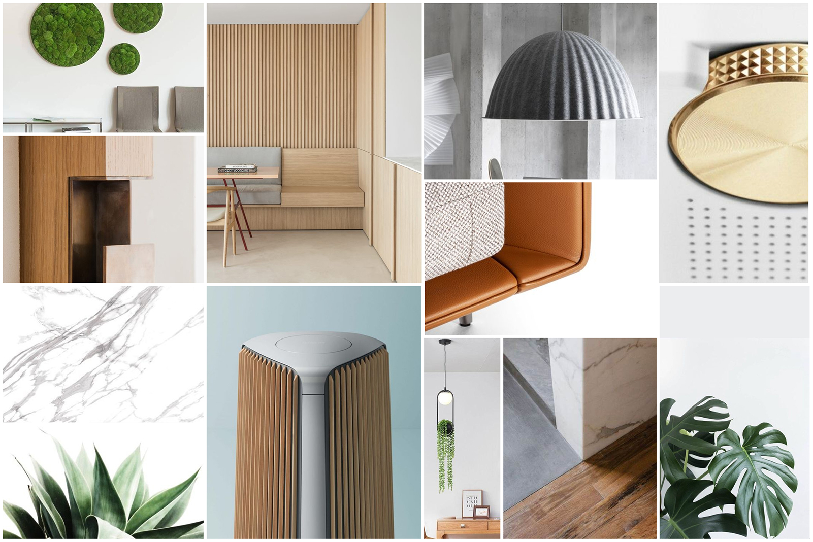 Moodboard zum Modern Elegance Stil