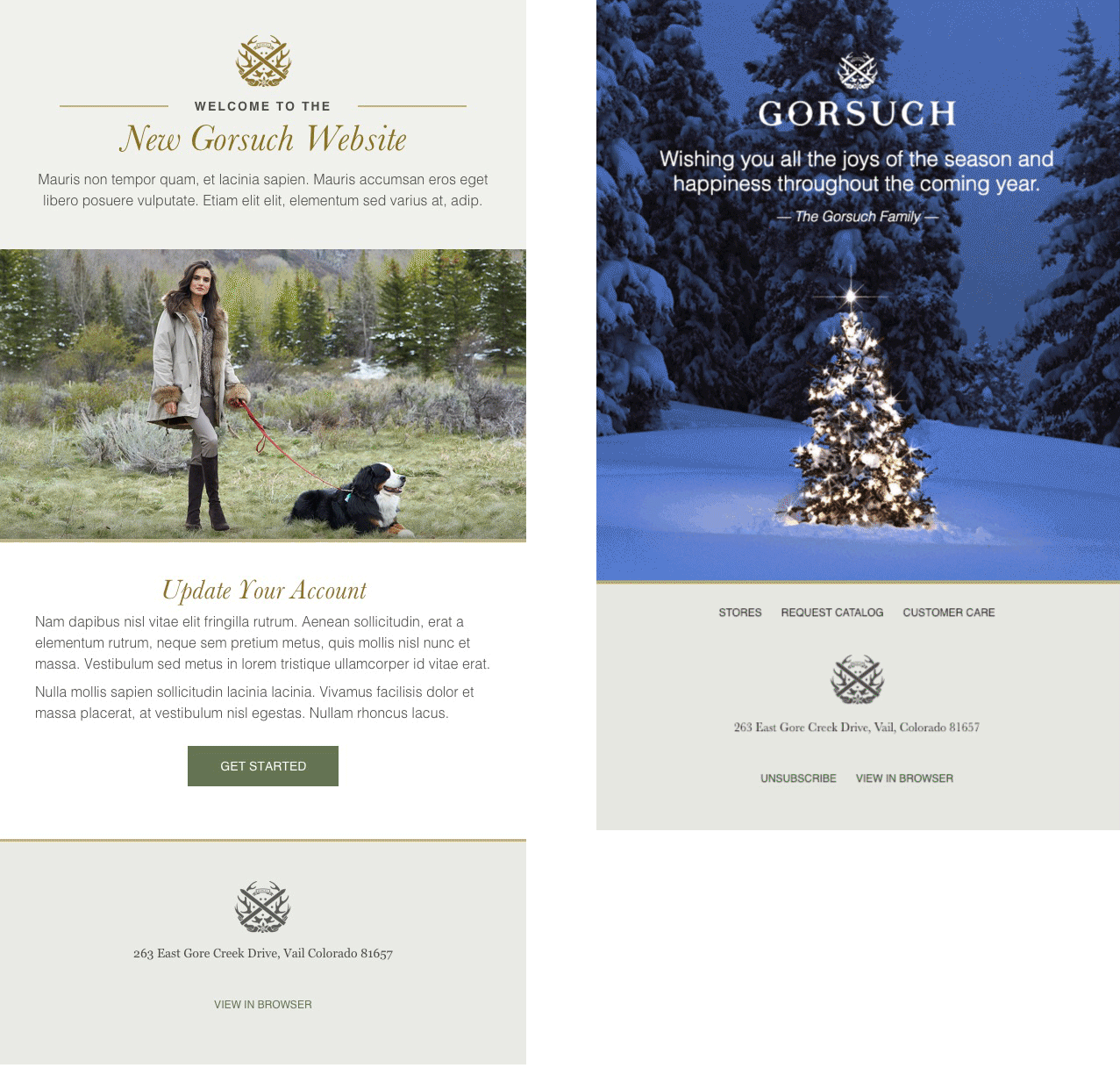 Specialty campaign examples