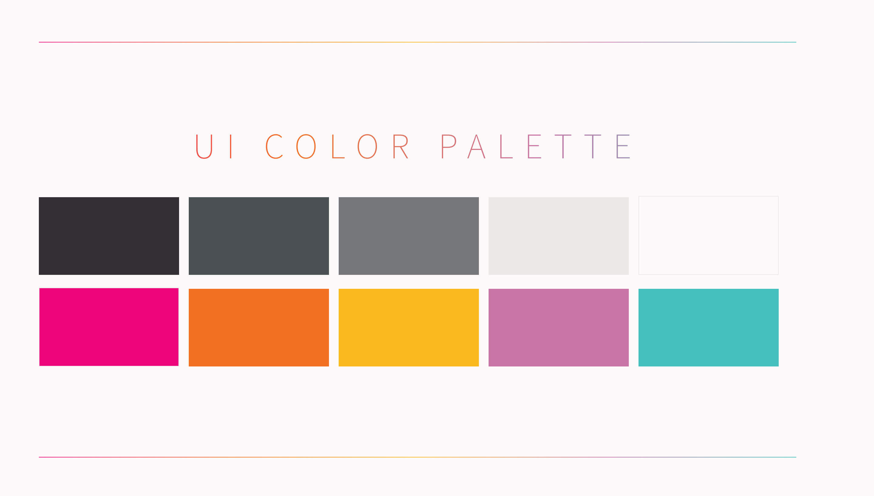 UI Color Palette