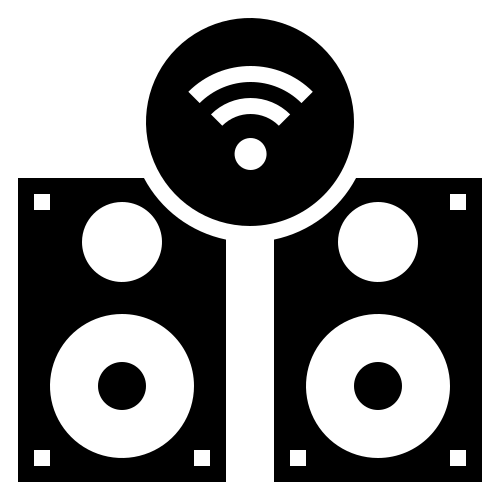 logo de altavoces inalámbricos