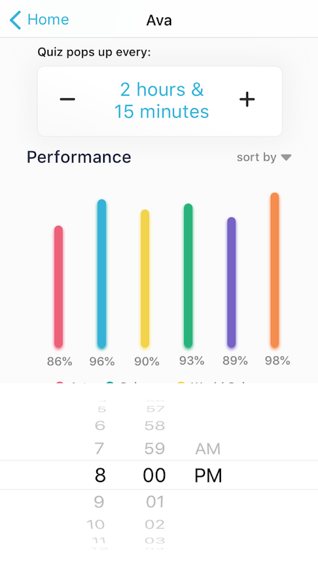 mobile app client screenshot