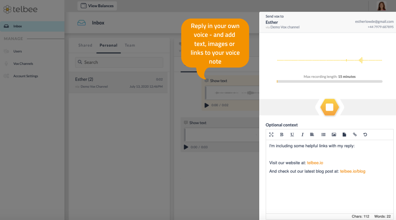 visual voicemail