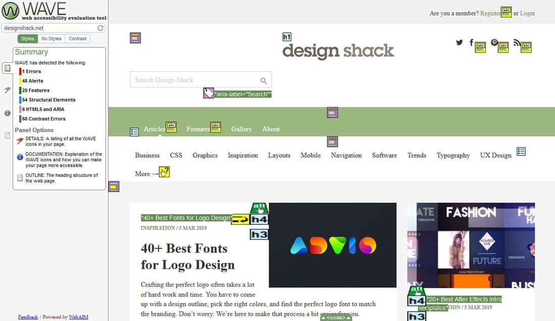 how to make websites accessible for visually impaired