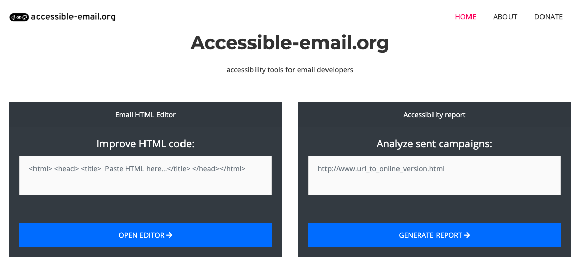 how to make websites accessible for visually impaired