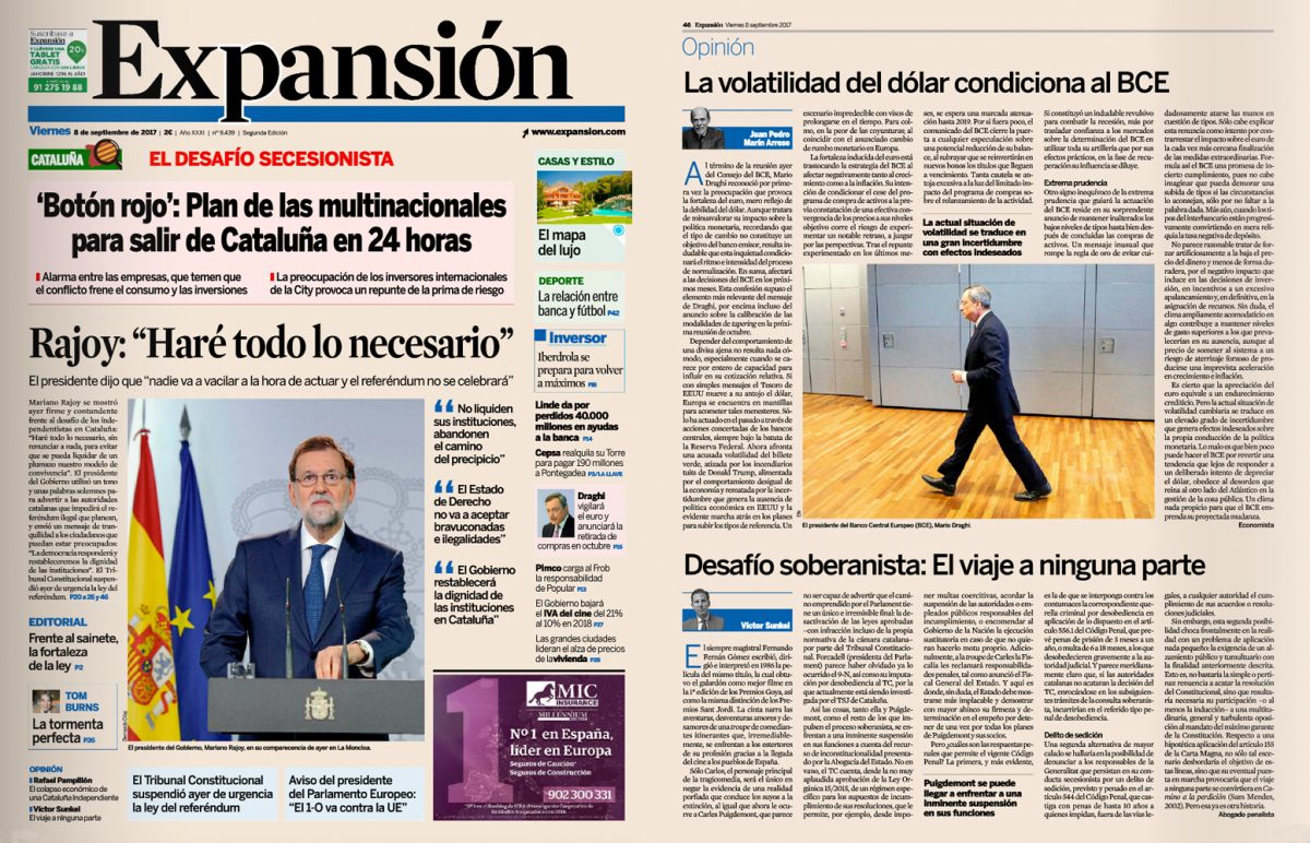 Desafío soberanista: El viaje a ninguna parte