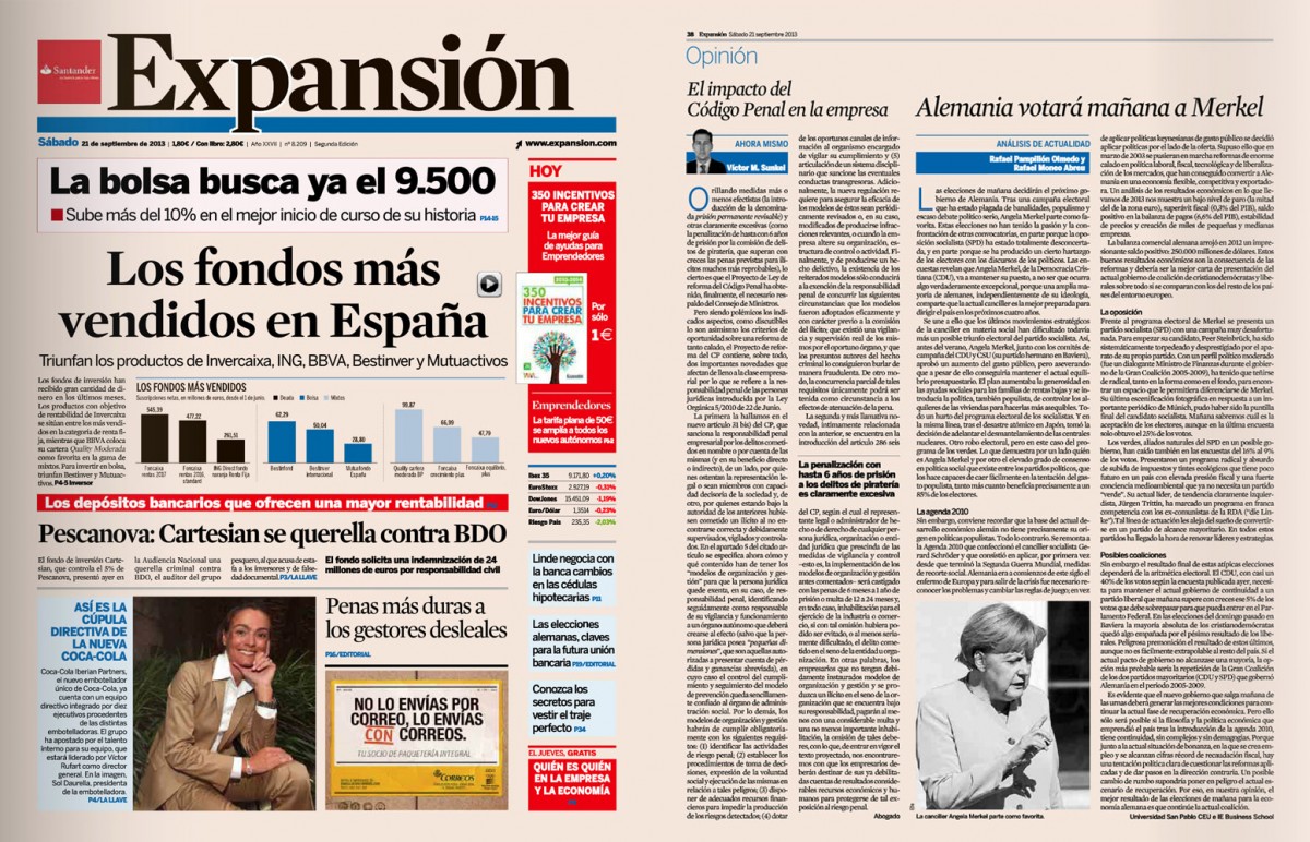 El impacto del Código Penal en la empresa