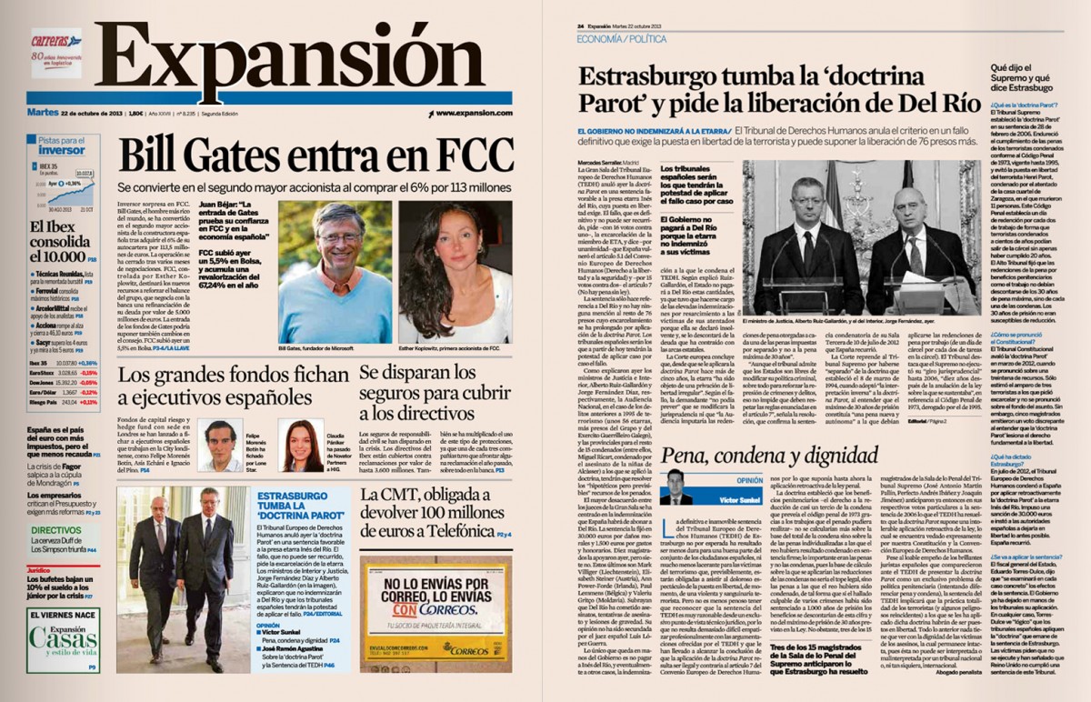 Pena, condena y dignidad