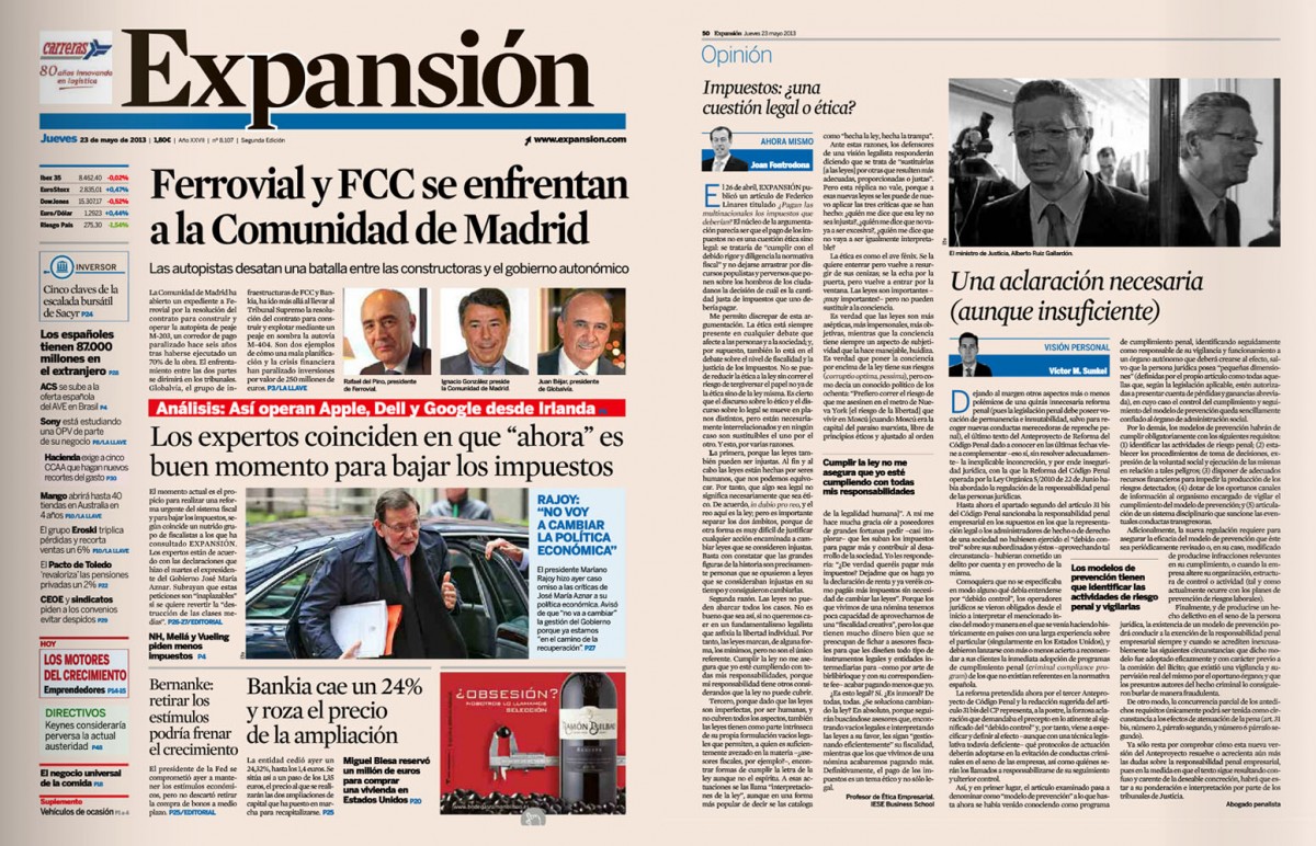 Una aclaración necesaria (aunque insuficiente)