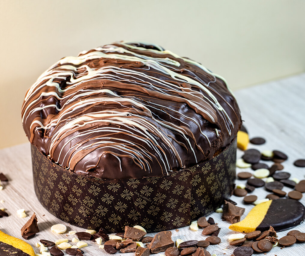 Panettone ai 3 cioccolati, pasticceria Panarari