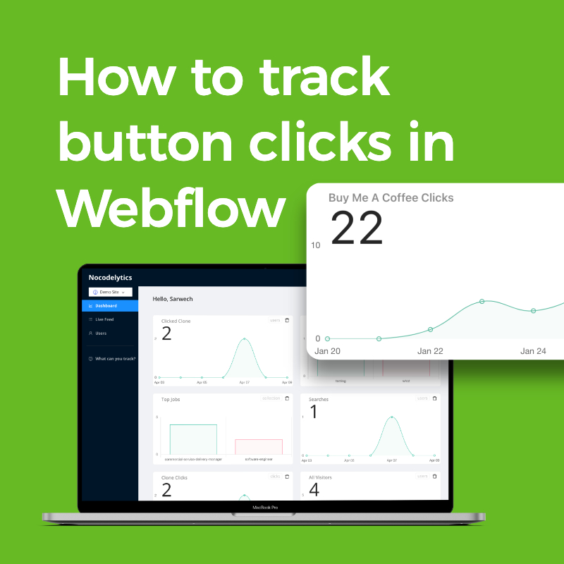 How To Track Button Clicks In Webflow the Easy Way Nocodelytics