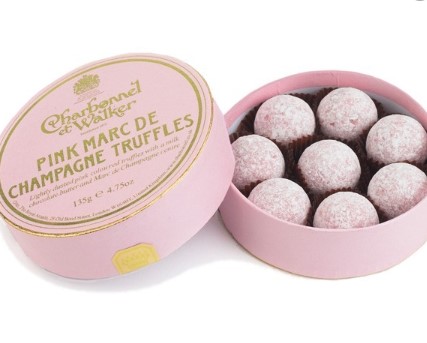 Charbonnel et Walker pink champagne truffles