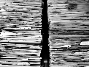 Papers Crammed Into File Folders