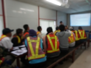 Workers in Safety Training Class