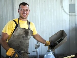 Smiling Welder