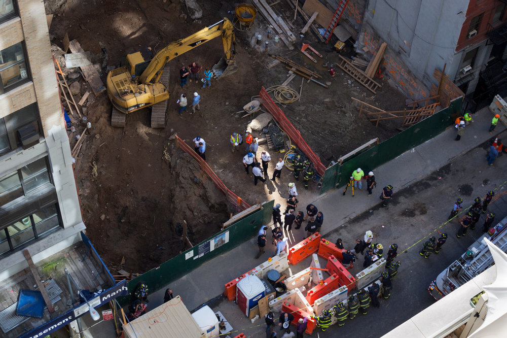 Scene of the Accident, Aerial View