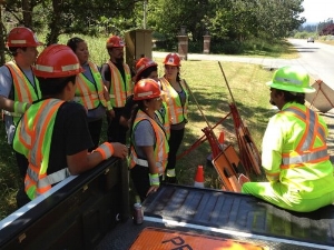 Safety Meeting with Road Crew