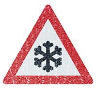Winter, Cold Warning Sign