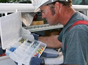 Organized Materials in Truck