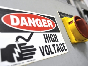 Danger High Voltage Sign