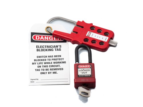 Lockout Tagout Locks and Tag