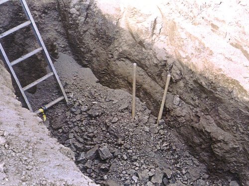 Scene of the Trench Wall Collapse