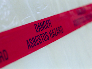 Danger Tape, Asbestos Hazard
