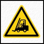 Moving Vehicles Warning Sign
