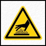 Hot Surface Warning Sign