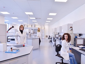 Workers in a Lab