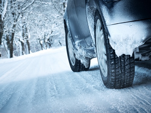 Car Driving in Snowy Conditions