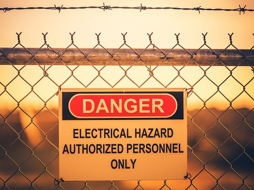 Electrical Hazards Danger Sign