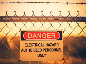 Electrical Hazards Danger Sign