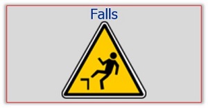 Fall Hazard Warning Sign