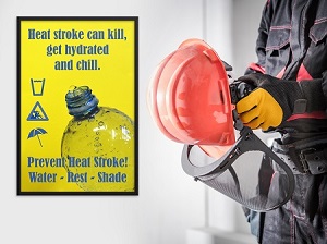 Prevent Heat Stroke Safety Poster