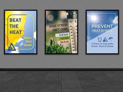 Safety Posters to Prevent Heat Stress