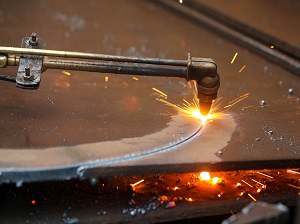 Cutting, Producing Sparks