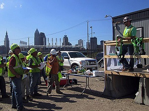 Outdoor Construction Safety Meeting