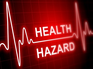 A medical graphic that says "Health Hazard"