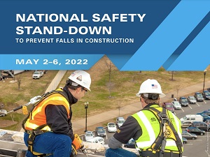 National Safety Stand-Down to Prevent Falls in Construction Banner Image