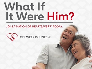 CPR Awareness Week Promotion Poster