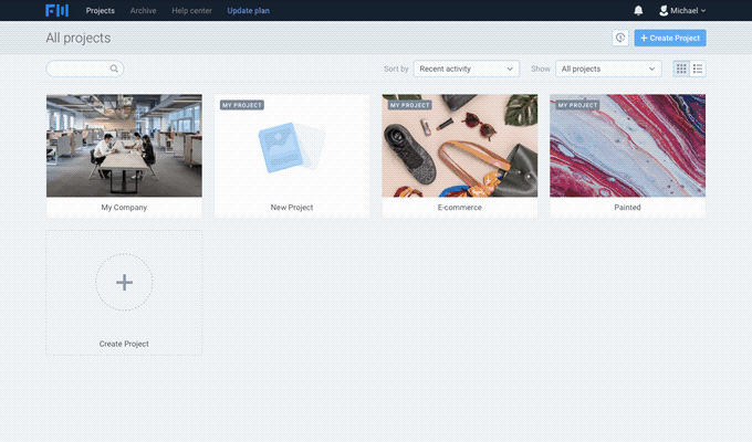 Flowmapp dashboard