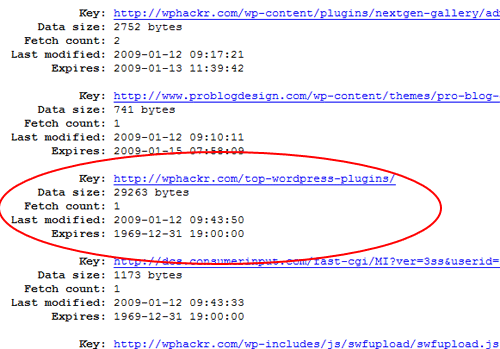 Firefox cache search to recover deleted posts
