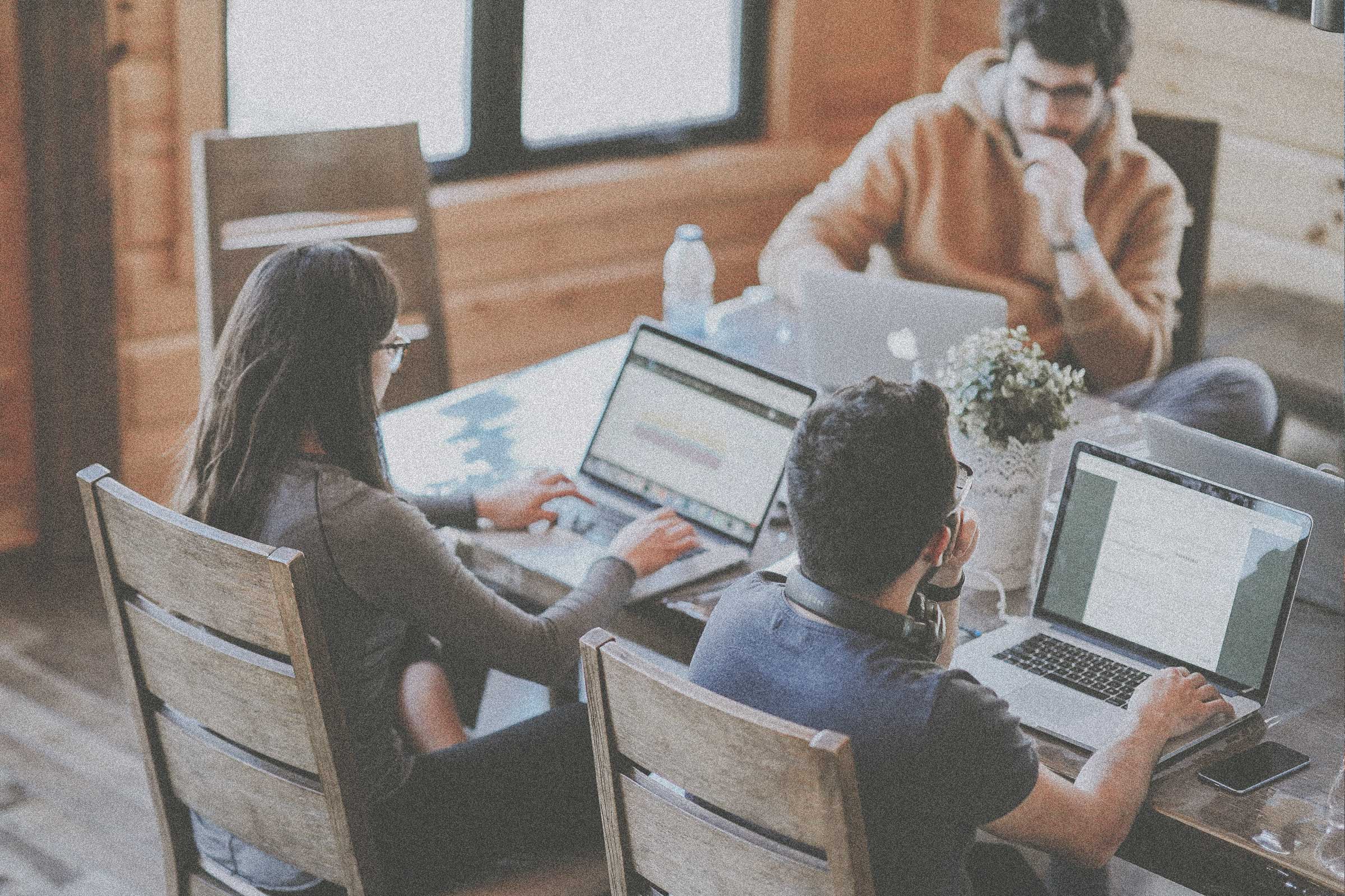 Founders hard at work