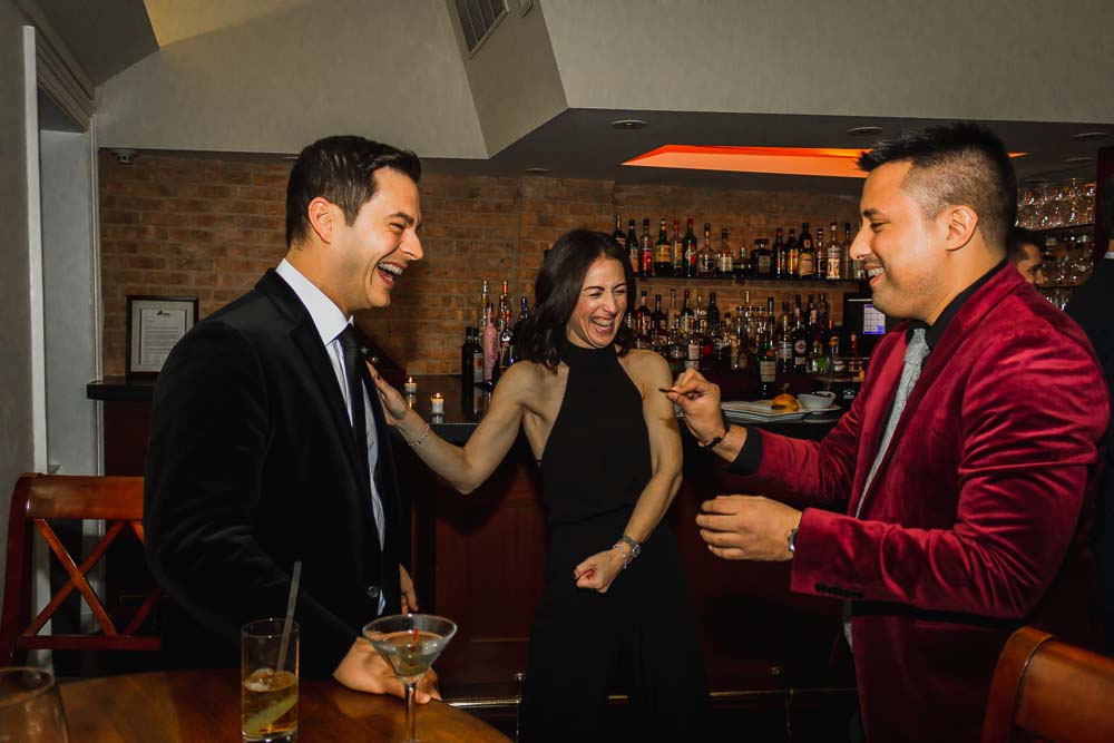male and female amazed with nyc magician actor richard torres