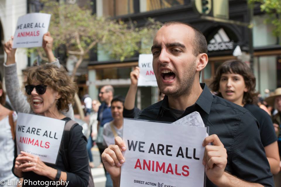 Samer speaking out for animals!