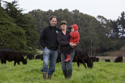 Bill Niman and his family.