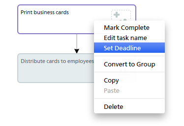 casual pm context menu