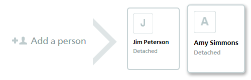 detached accounts feature in casual pm