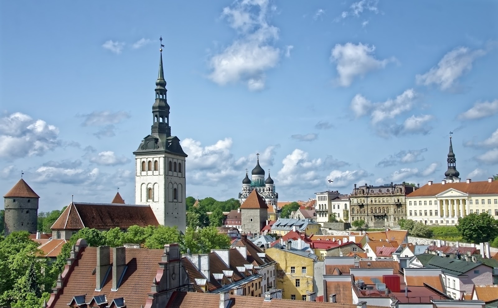 A glimpse of the charming Old Town in Estonia’s capital Tallinn