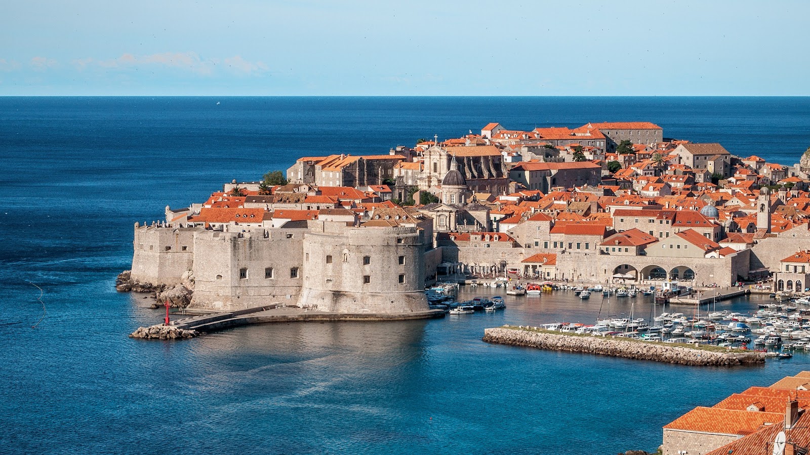 A panoramic view of King's Landing at Dubrovnik, Croatia